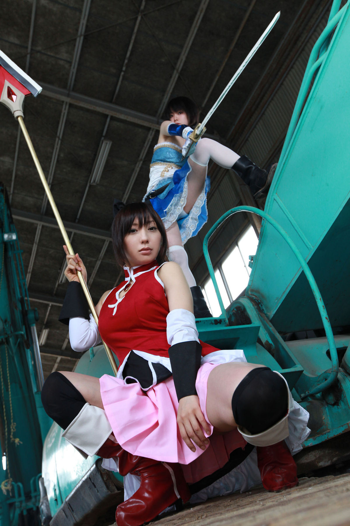 (C80) (コスプレ)   Sayaka and Kyoko  CosPlay制服诱惑套图